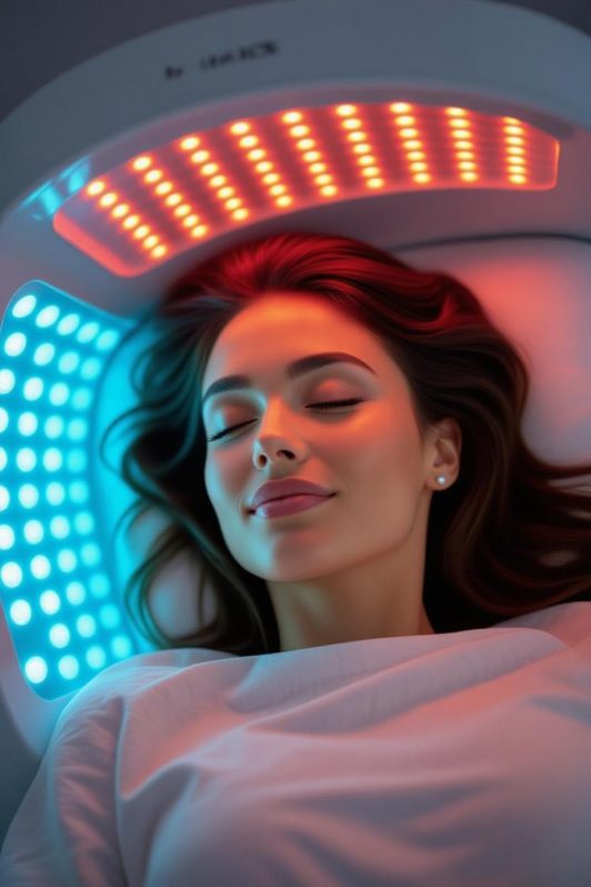 red light therapy bed